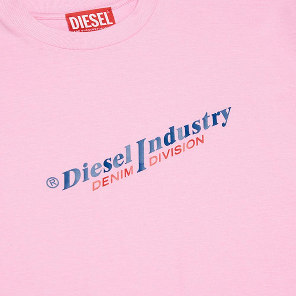 diesel t-shirt diesel. rosa - foto 2