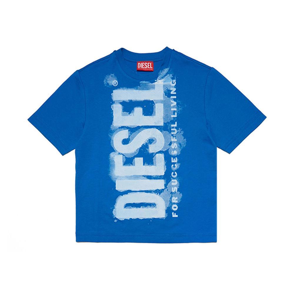diesel t-shirt diesel. royal - foto 1