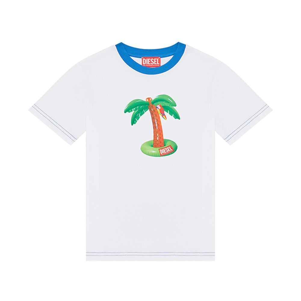 diesel t-shirt diesel. bianco - foto 1