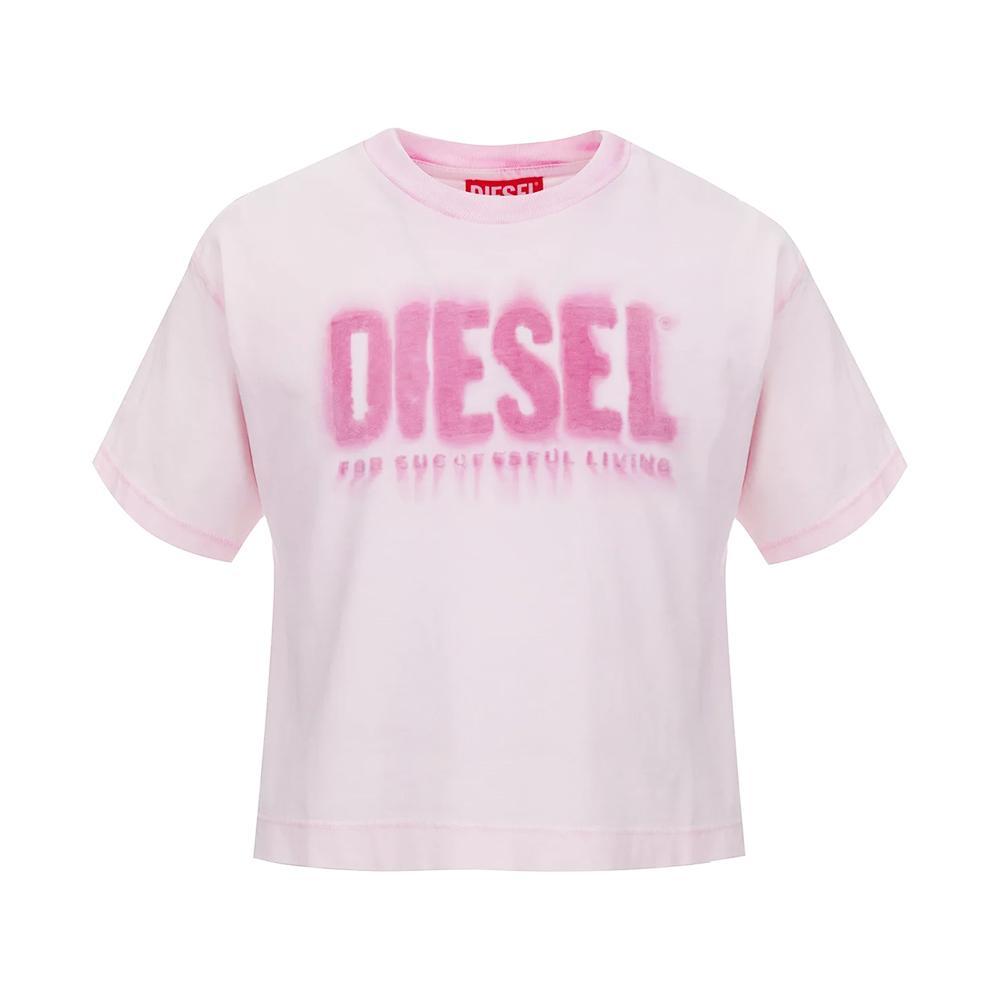 diesel t-shirt diesel. rosa - foto 1