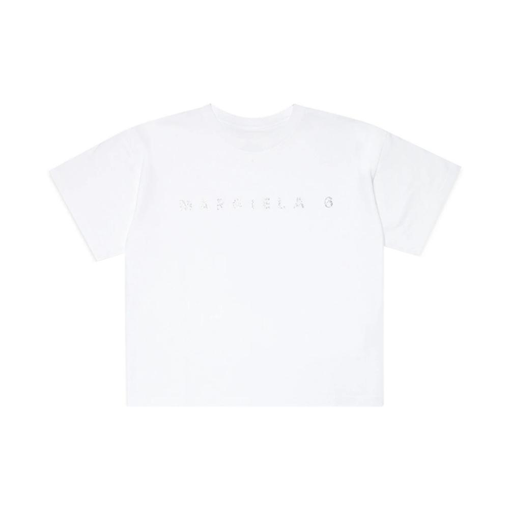 maison margiela t-shirt maison margiela. bianco - foto 1