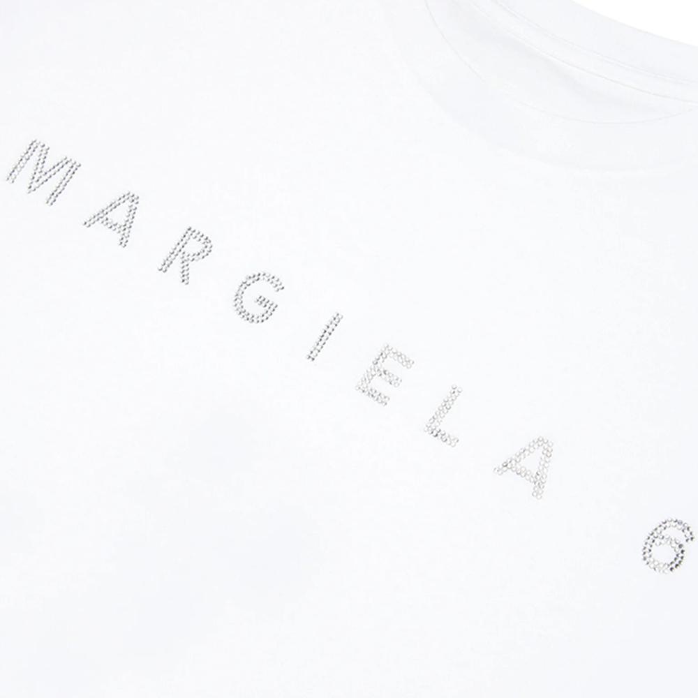 maison margiela t-shirt maison margiela. bianco - foto 2
