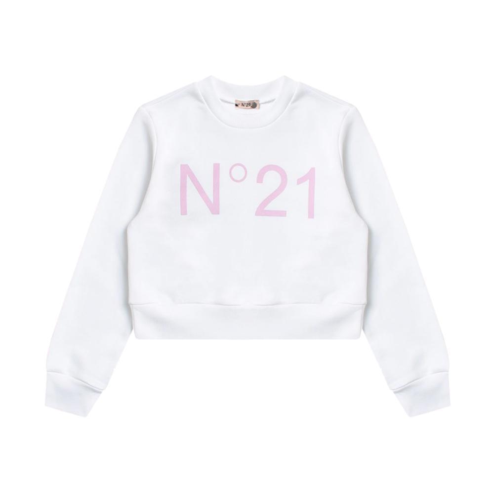 n21 felpa n21. bianco - foto 1