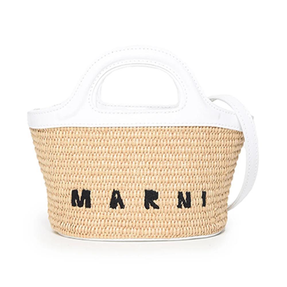 marni borsa marni. bianco/beige - foto 1