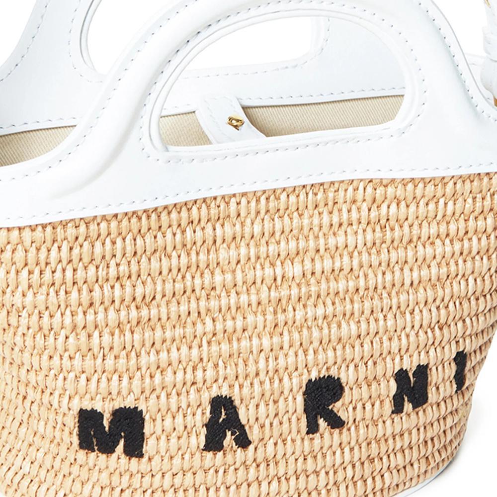 marni borsa marni. bianco/beige - foto 2