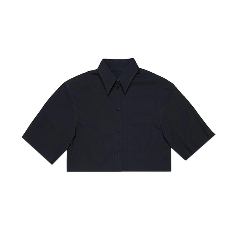 maison margiela camicia maison margiela. nero - foto 1