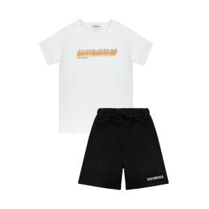Completo . bianco/nero, 2pz