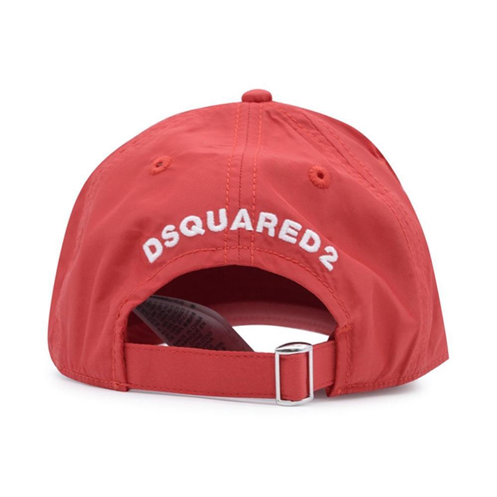 dsquared berretto dsquared. rosso - foto 3