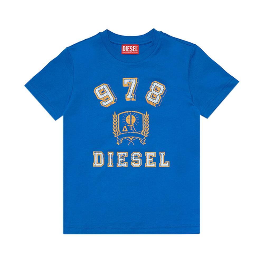 diesel t-shirt diesel. royal - foto 1
