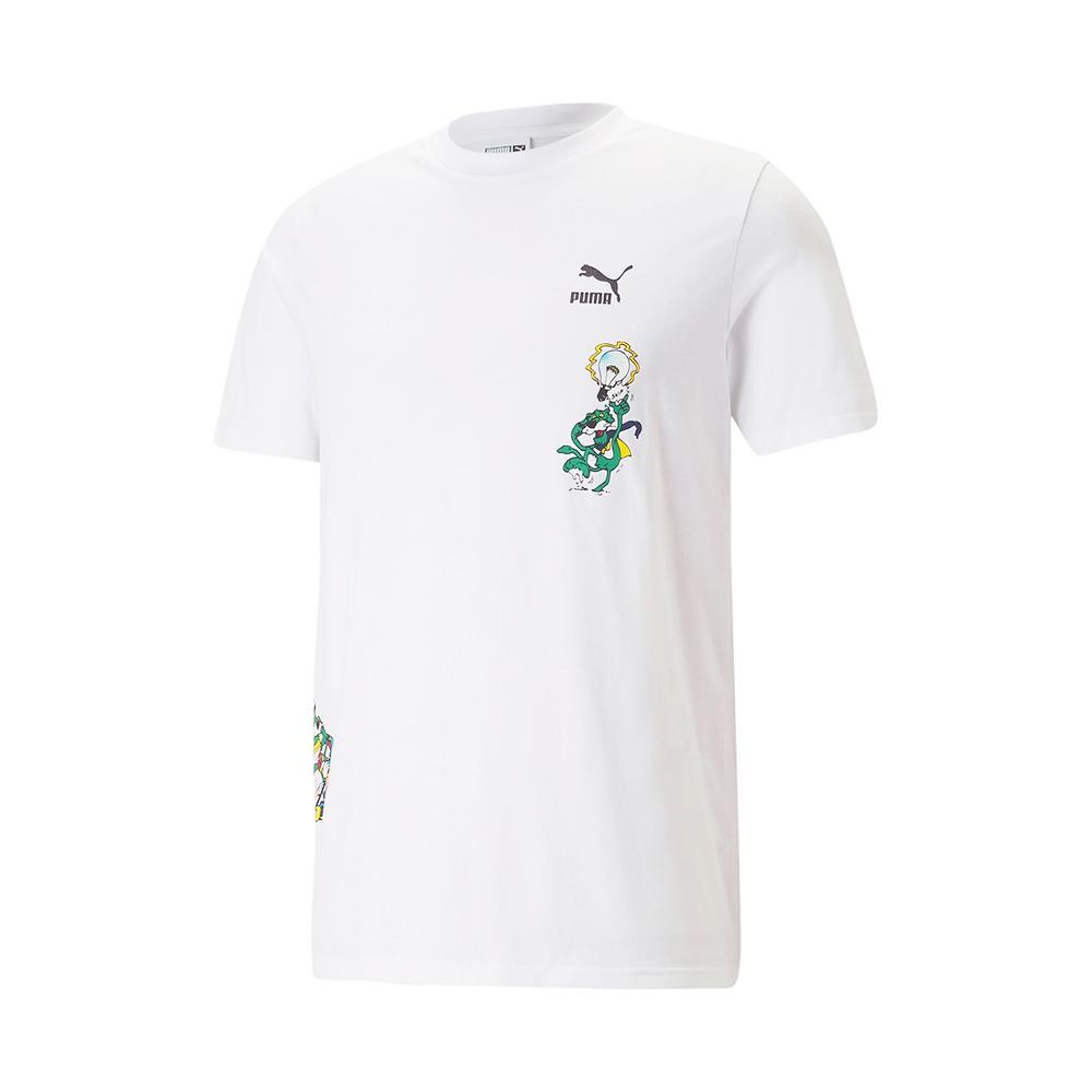 puma t-shirt puma. bianco - foto 1