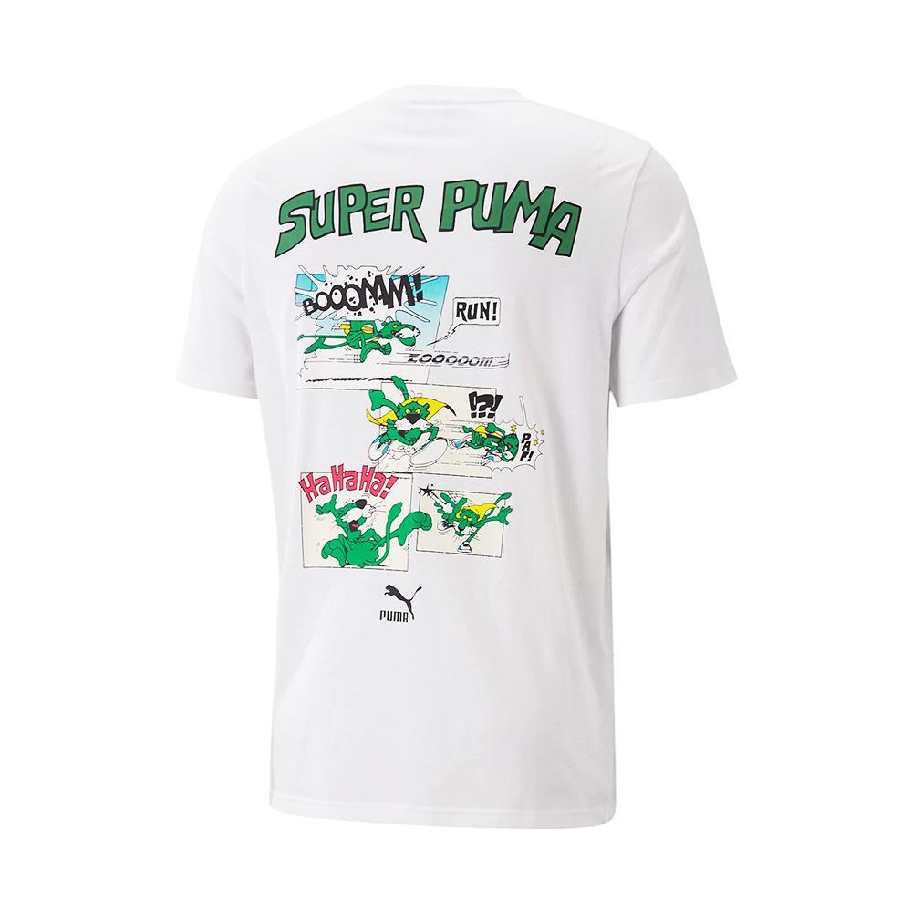 puma t-shirt puma. bianco - foto 2