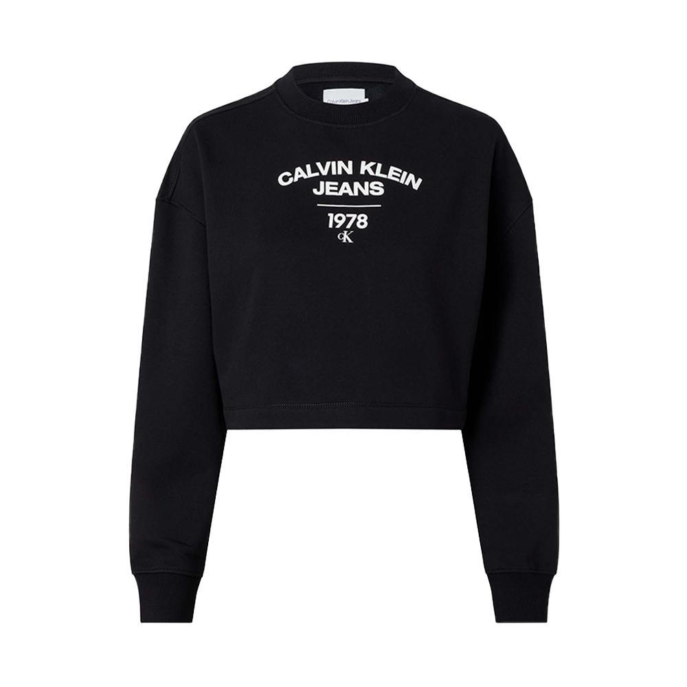 calvin klein felpa calvin klein. nero - foto 1