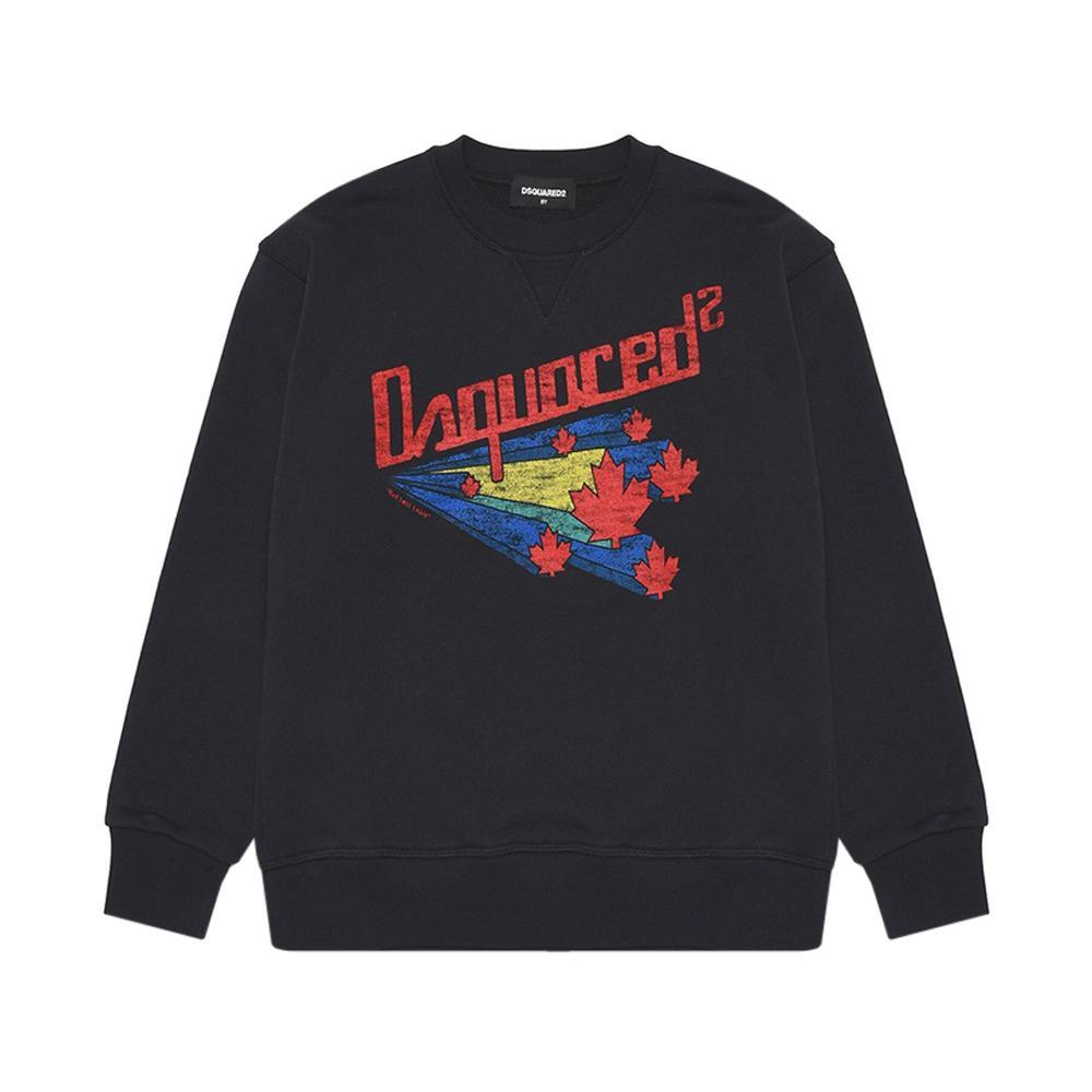 dsquared felpa dsquared. nero - foto 1