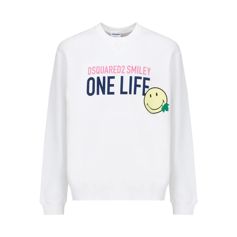 dsquared felpa dsquared. bianco - foto 1