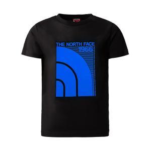 T-shirt . nero/azzurro