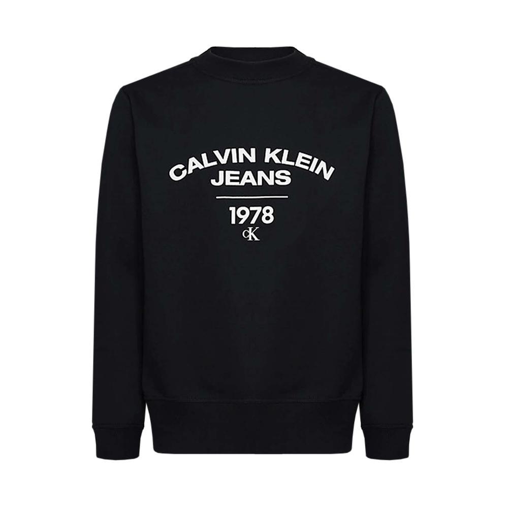 calvin klein felpa calvin klein. nero - foto 1