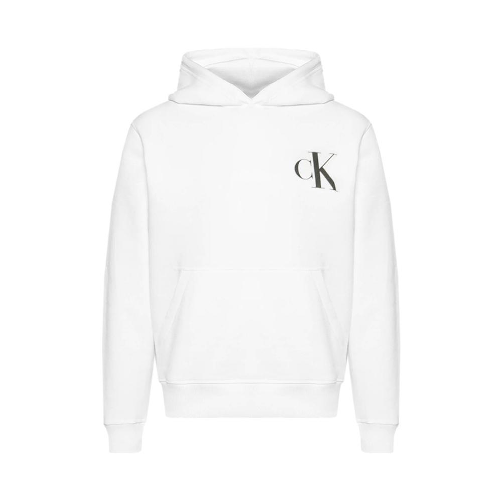 calvin klein felpa calvin klein. bianco - foto 1