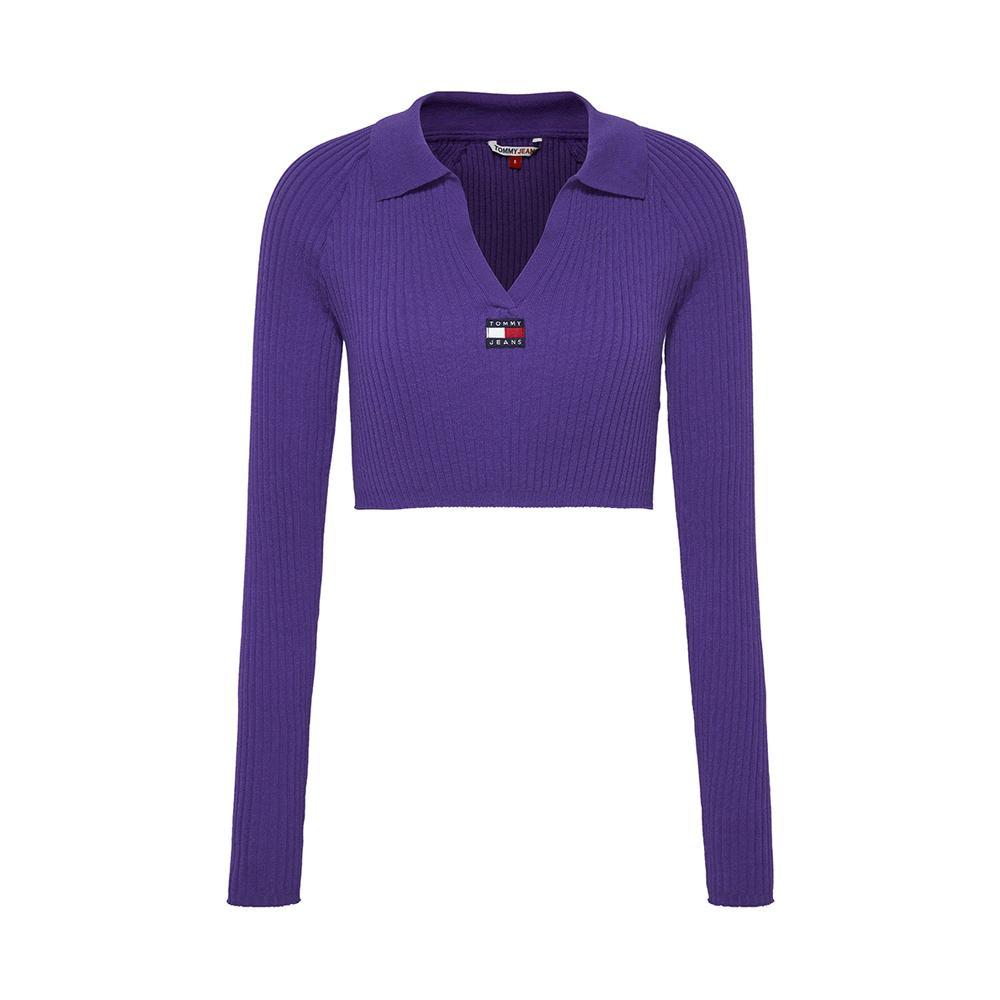 tommy hilfiger maglia tommy hilfiger. viola - foto 1
