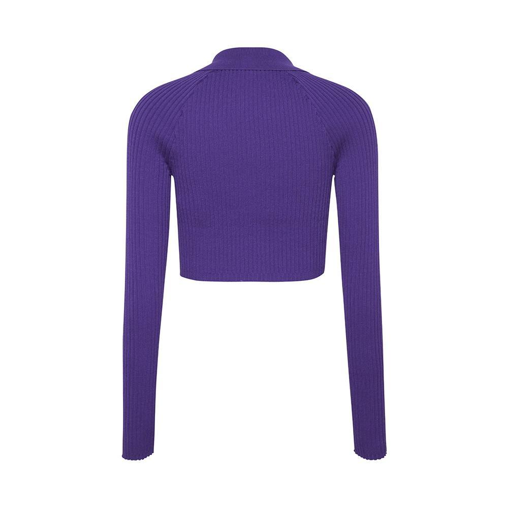 tommy hilfiger maglia tommy hilfiger. viola - foto 2