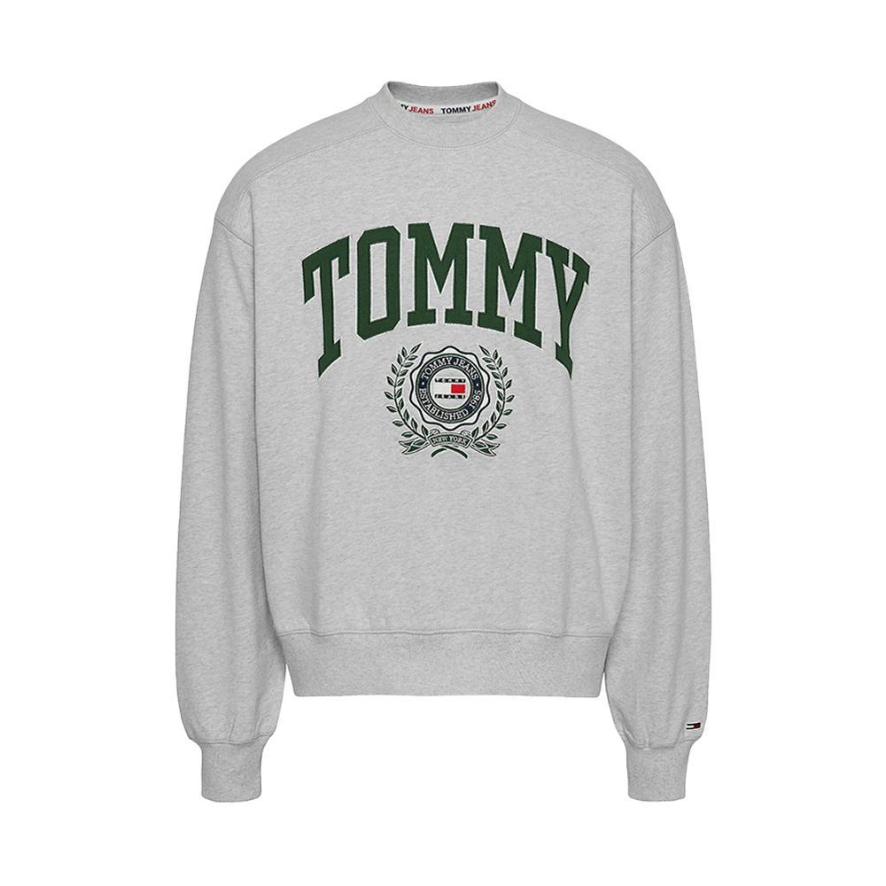 tommy hilfiger felpa tommy hilfiger. grigio - foto 1