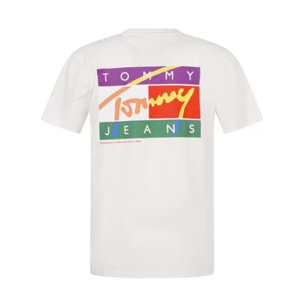 tommy hilfiger t-shirt tommy hilfiger. panna - foto 2