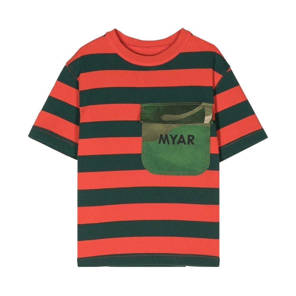 myair t-shirt myar. arancio/verde - foto 1