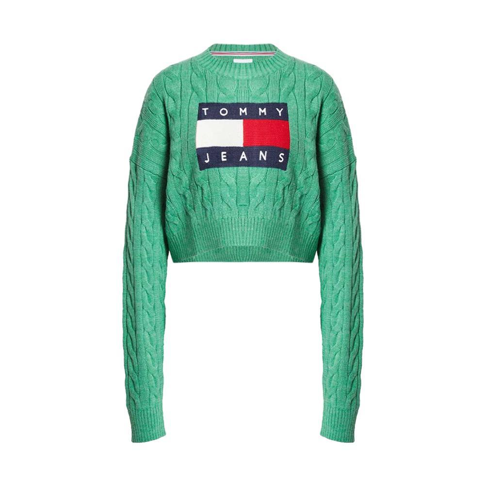 tommy hilfiger maglia tommy hilfiger. verde - foto 1