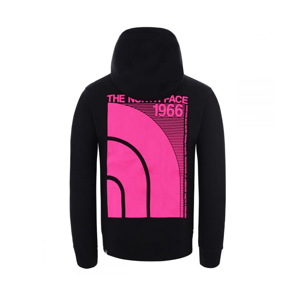 the north face felpa the north face. nero/rosa - foto 2