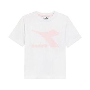 T-shirt . bianco/rosa