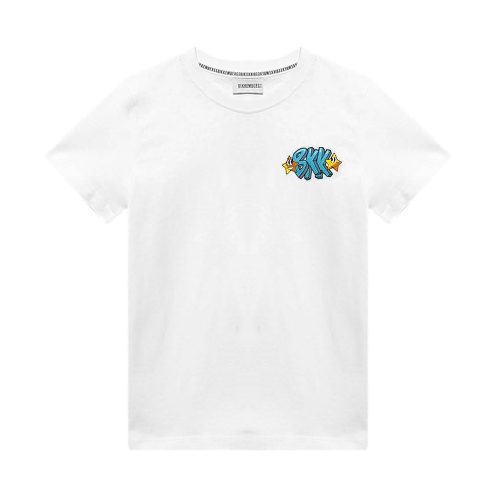 bikkembergs t-shirt bikkembergs. bianco - foto 1