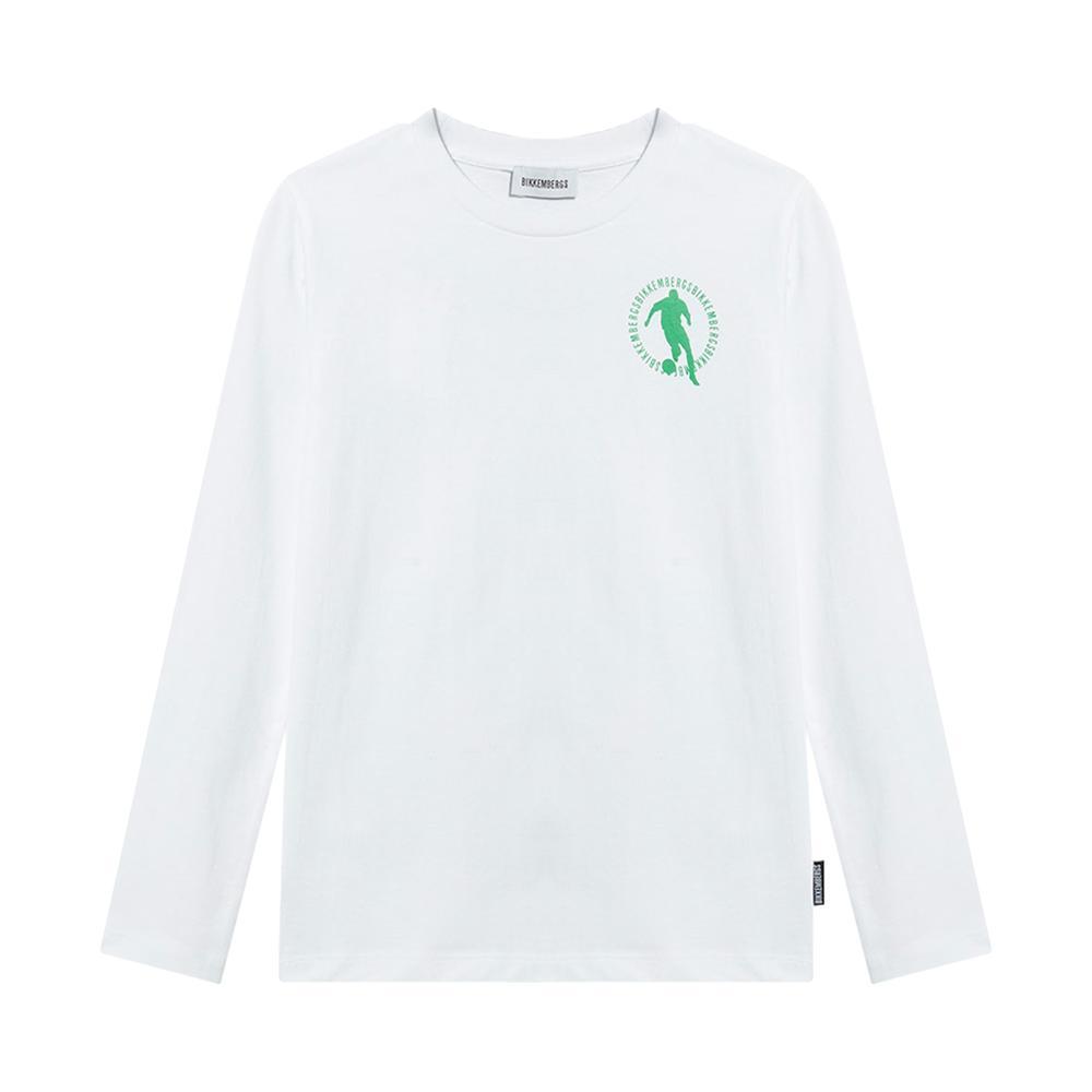 bikkembergs t-shirt bikkembergs. bianco - foto 1