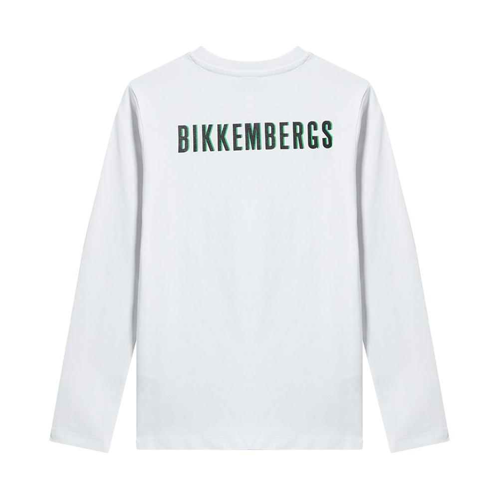 bikkembergs t-shirt bikkembergs. bianco - foto 2