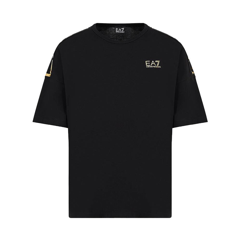 ea7 t-shirt ea7. nero/oro - foto 1