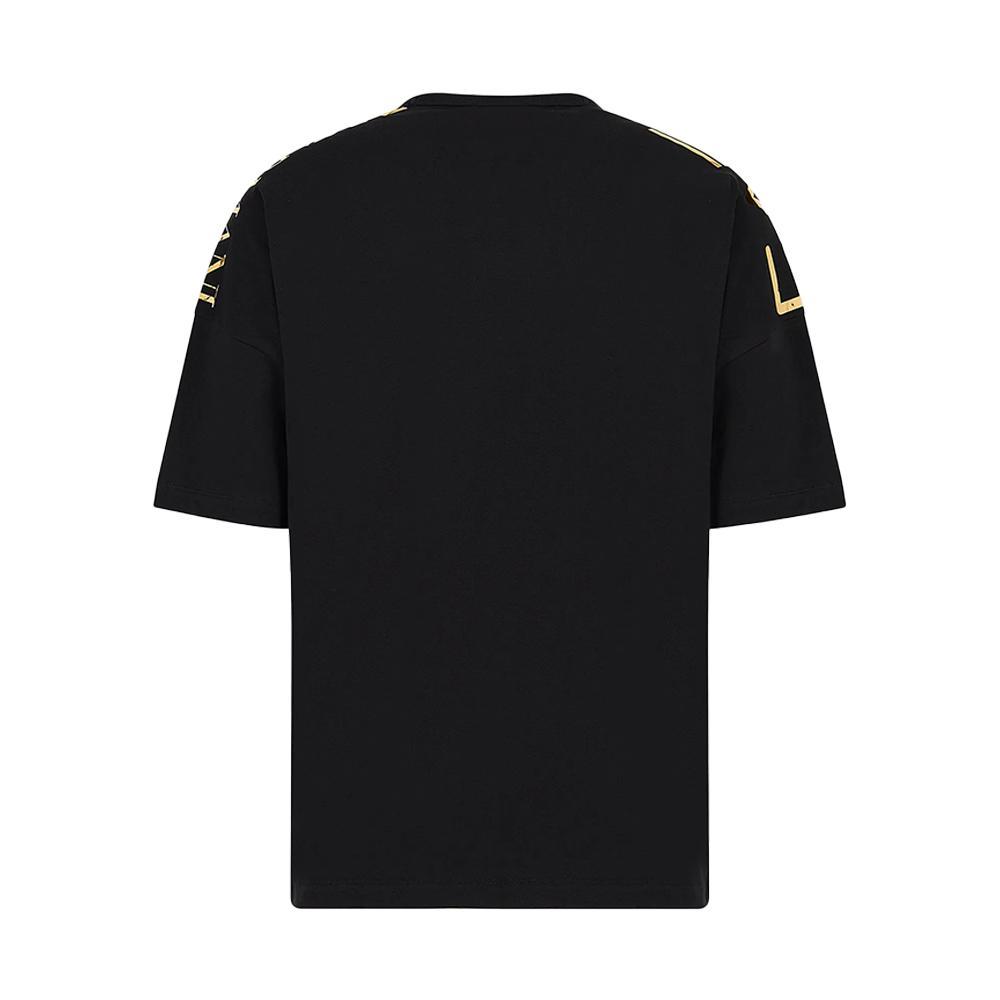 ea7 t-shirt ea7. nero/oro - foto 2
