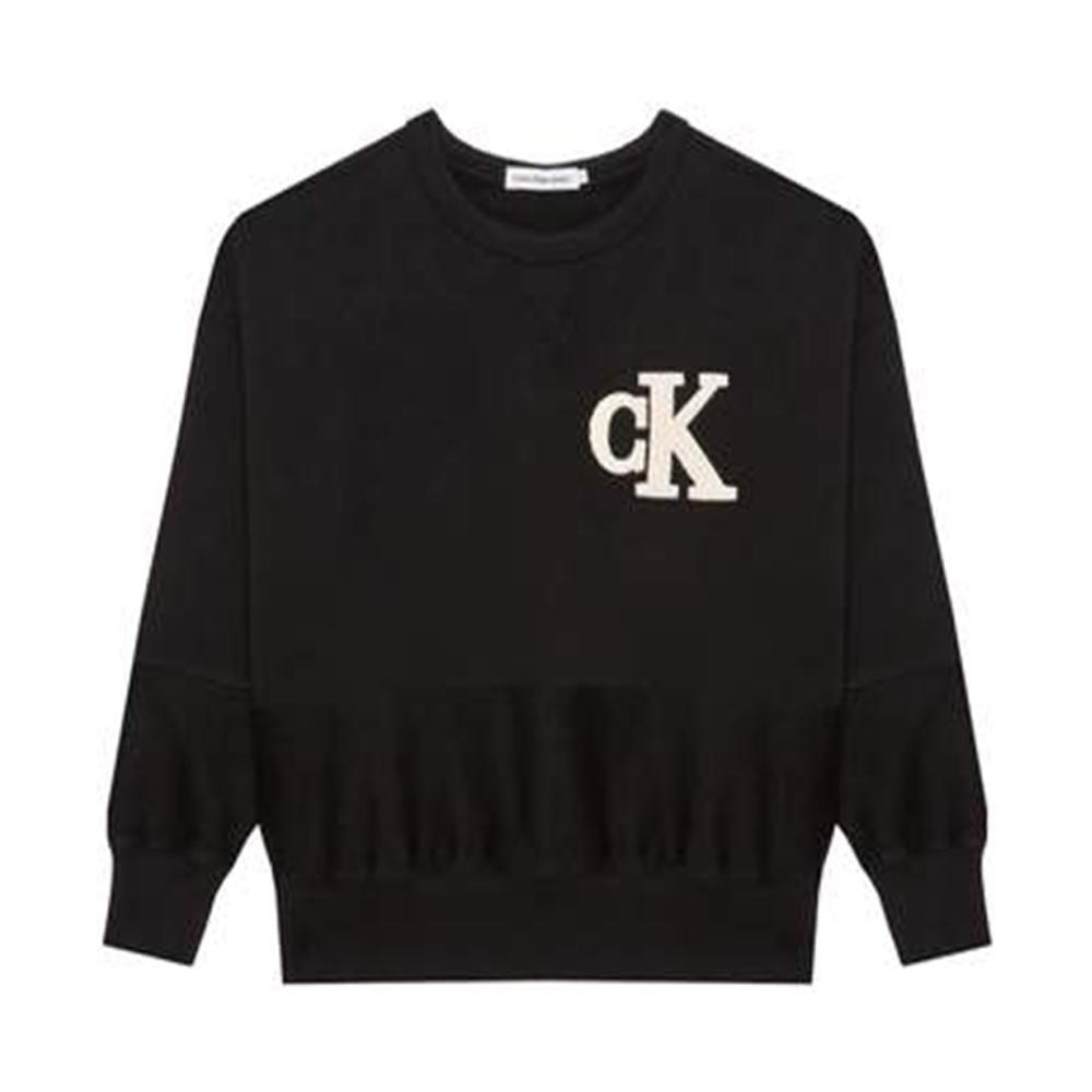 calvin klein felpa calvin klein. nero - foto 1
