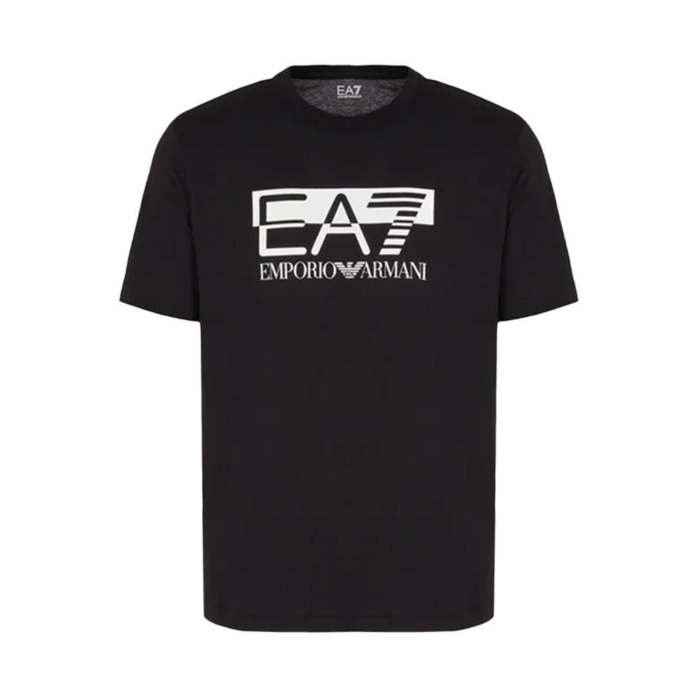 ea7 t-shirt ea7. nero/bianco - foto 1