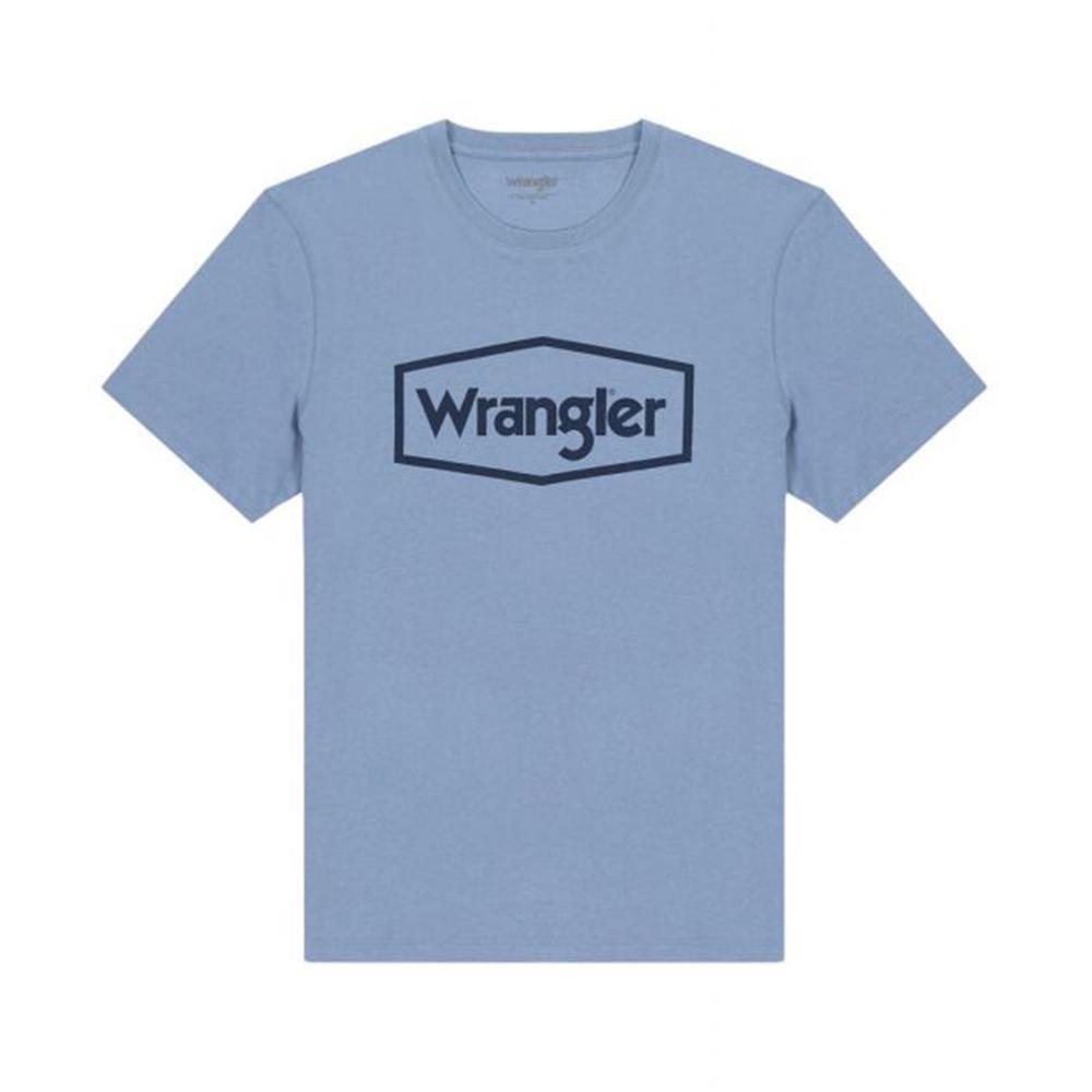 wrangler t-shirt wrangler. indaco - foto 1