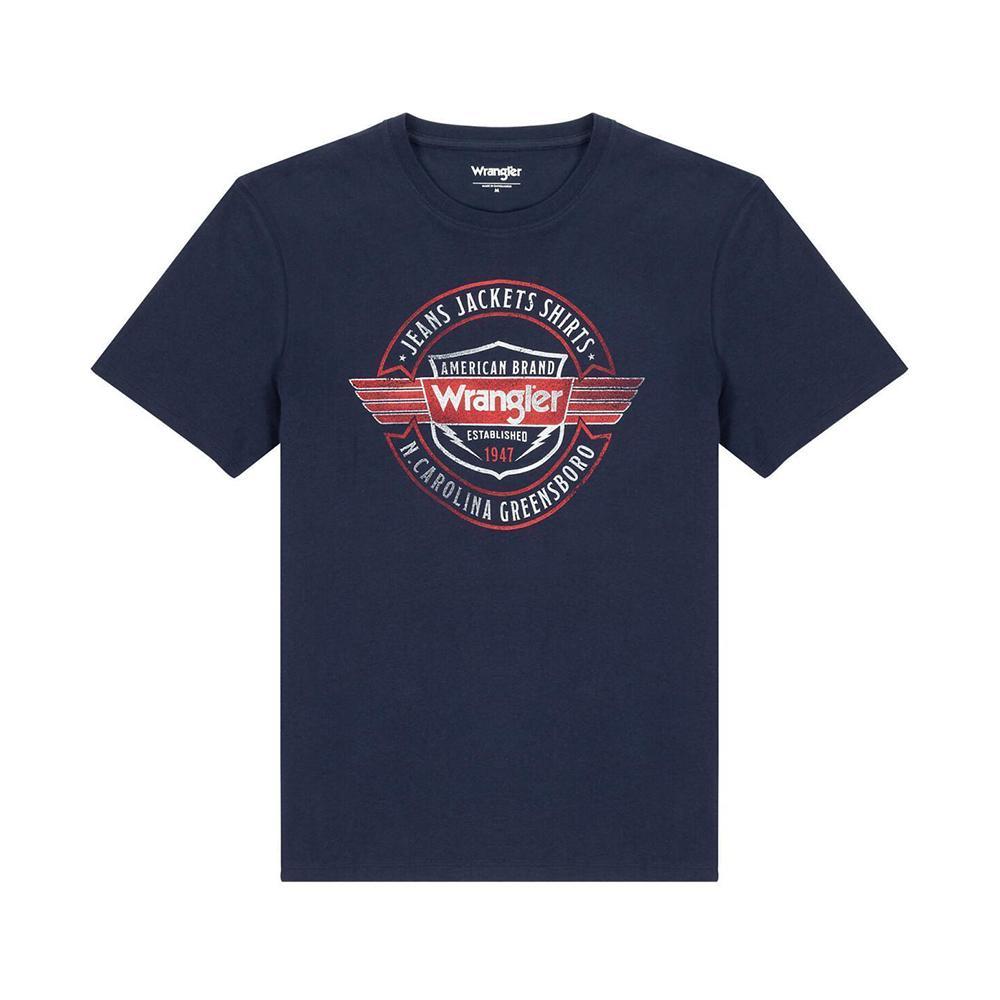 wrangler t-shirt wrangler. blu - foto 1