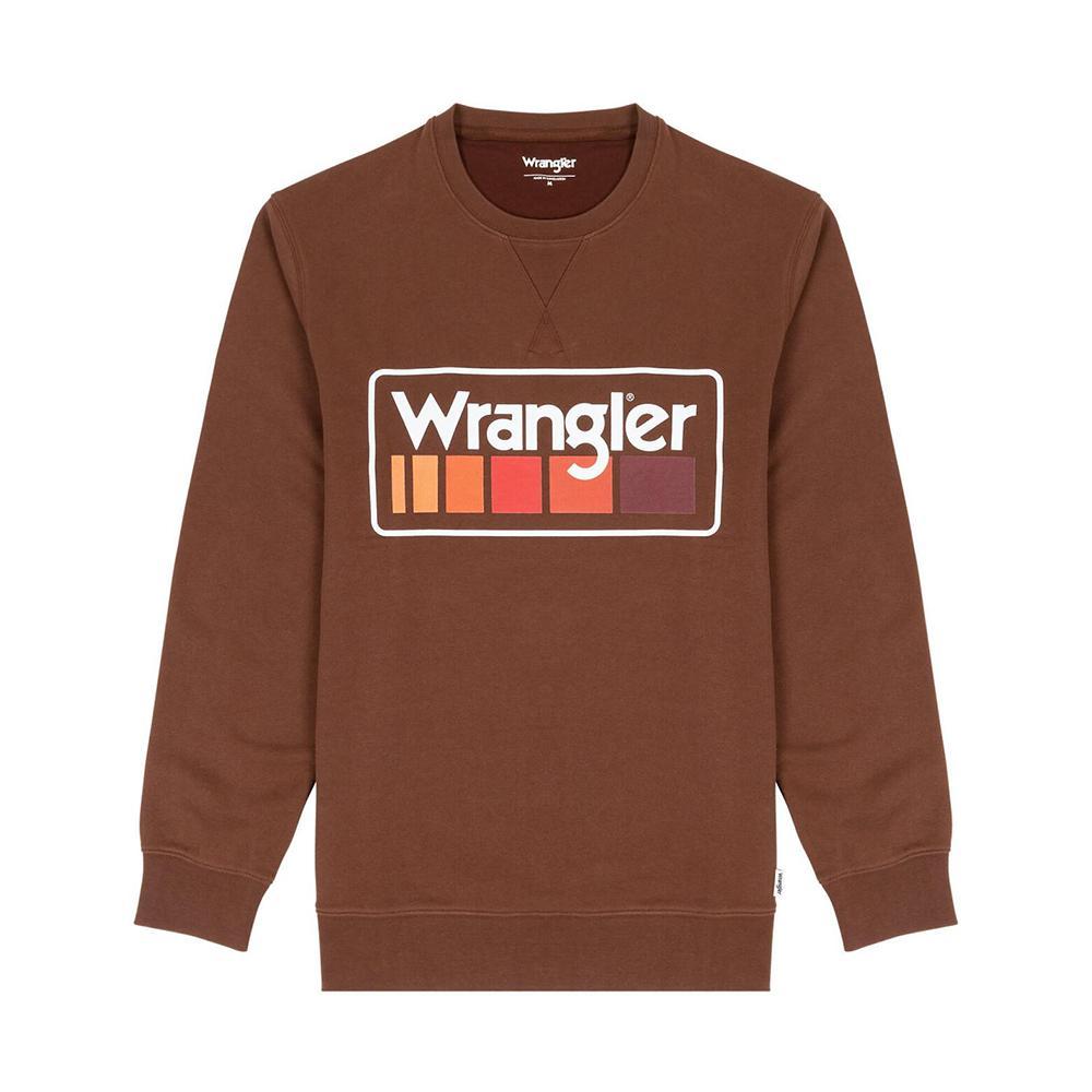 wrangler felpa wrangler. caffe - foto 1