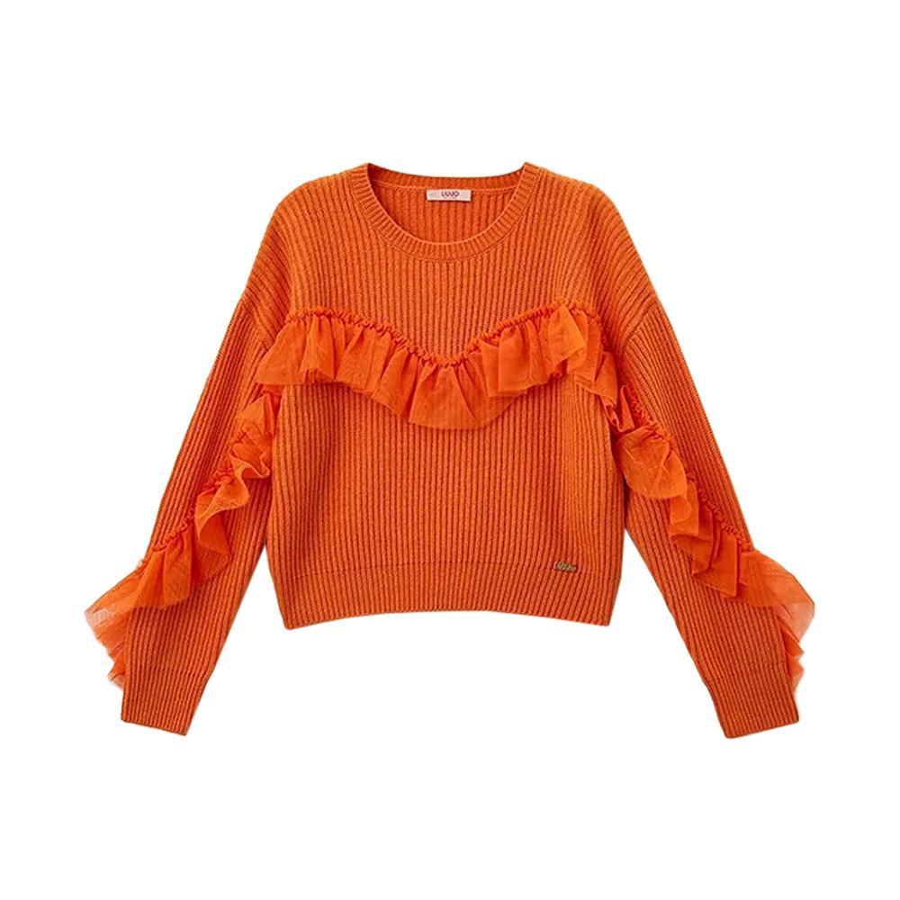 liu jo maglia liu jo. arancio - foto 1