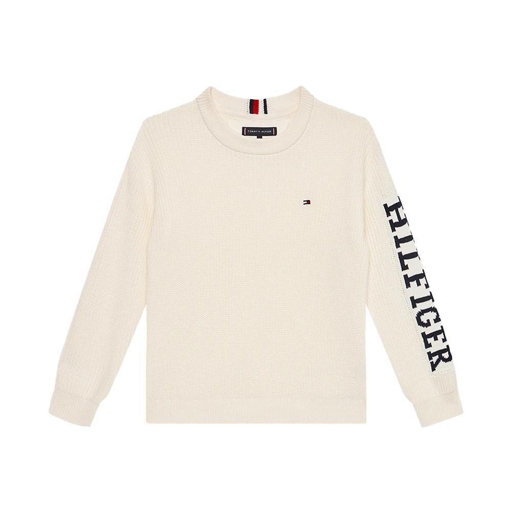 tommy hilfiger maglia tommy hilfiger. bianco - foto 1