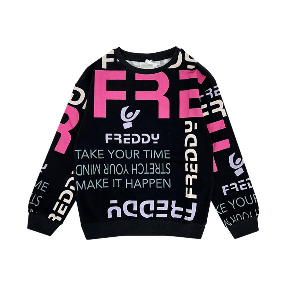 freddy felpa freddy. nero/fantasia - foto 1