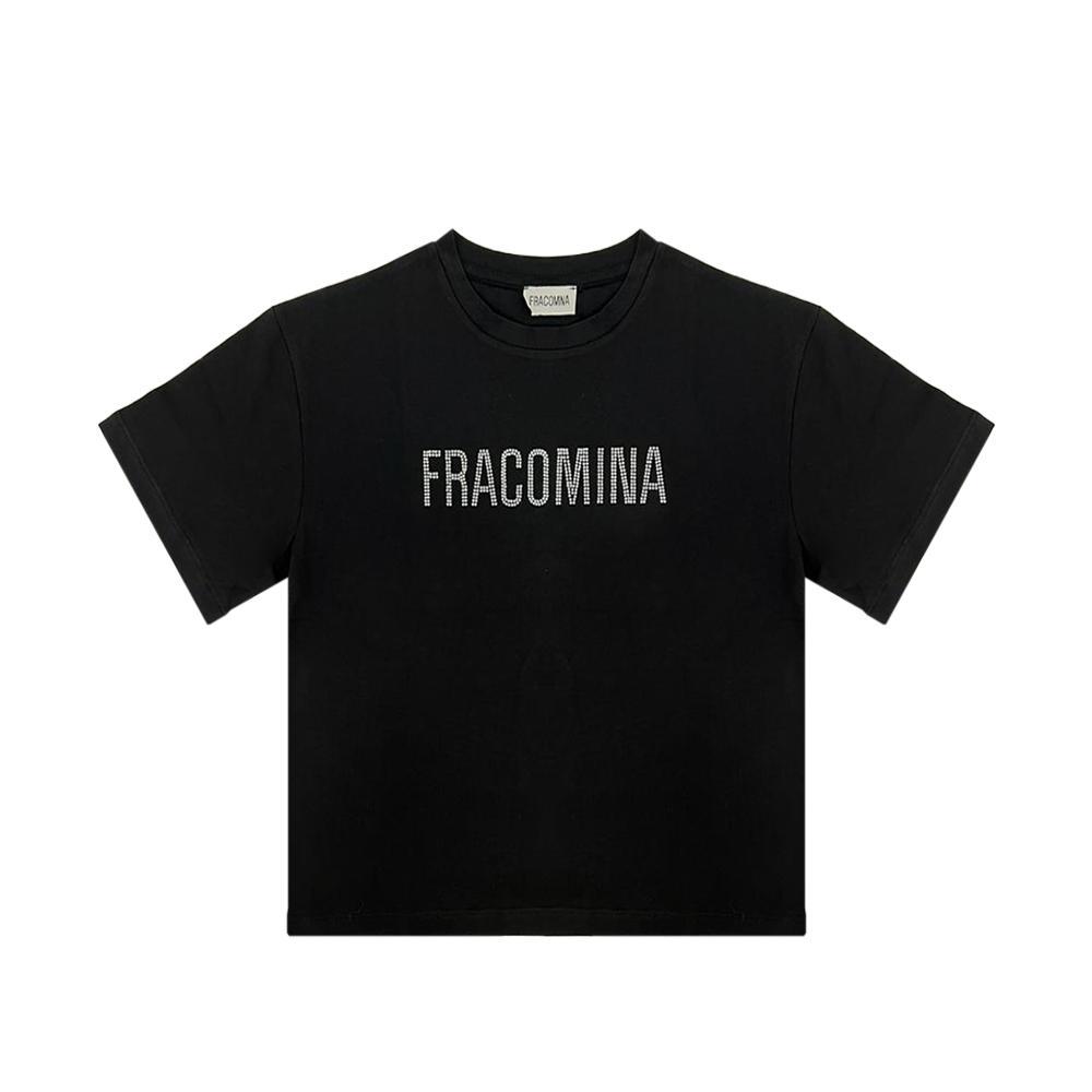 fracomina t-shirt fracomina nero - foto 1