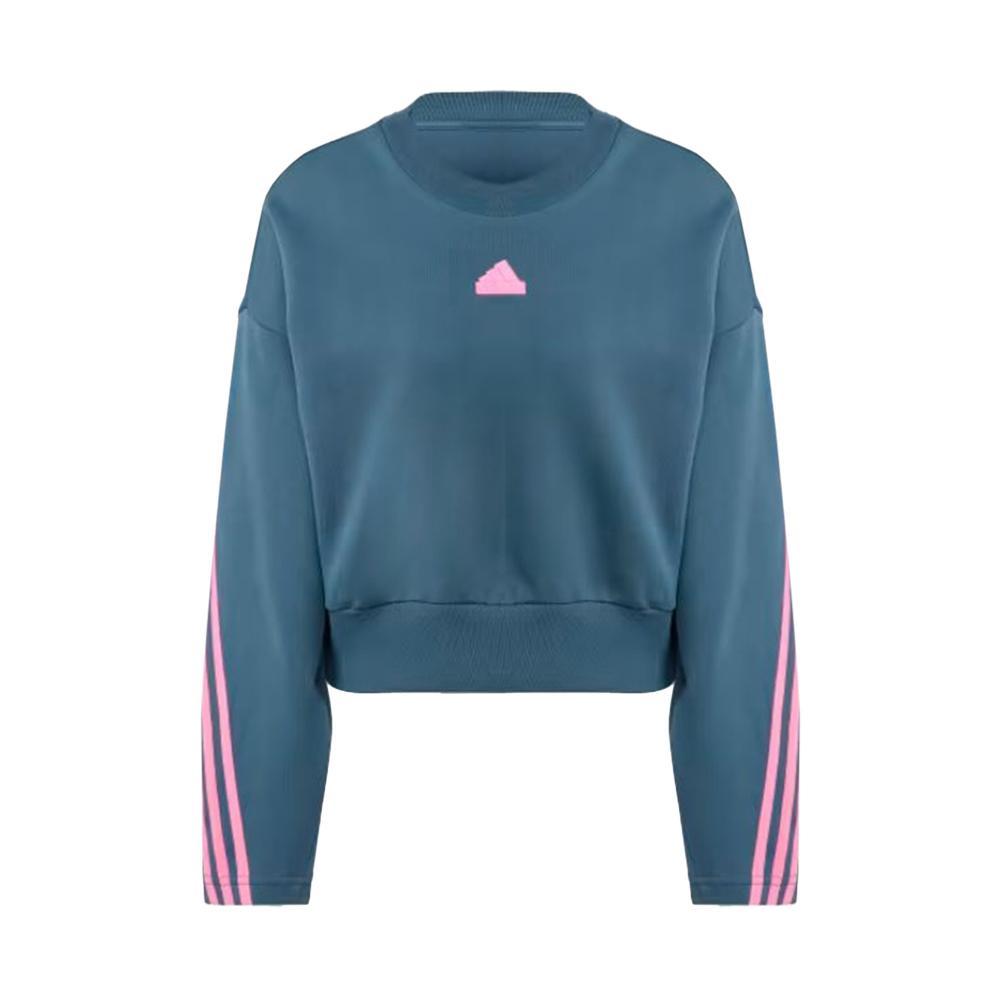 adidas felpa adidas. petrolio/fucsia - foto 1