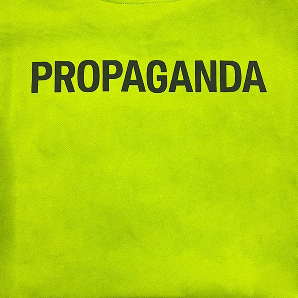 propaganda felpa propaganda. verde lime/nero - foto 2