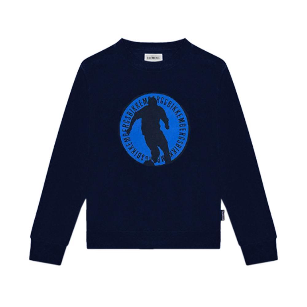 bikkembergs felpa bikkembergs. blu - foto 1