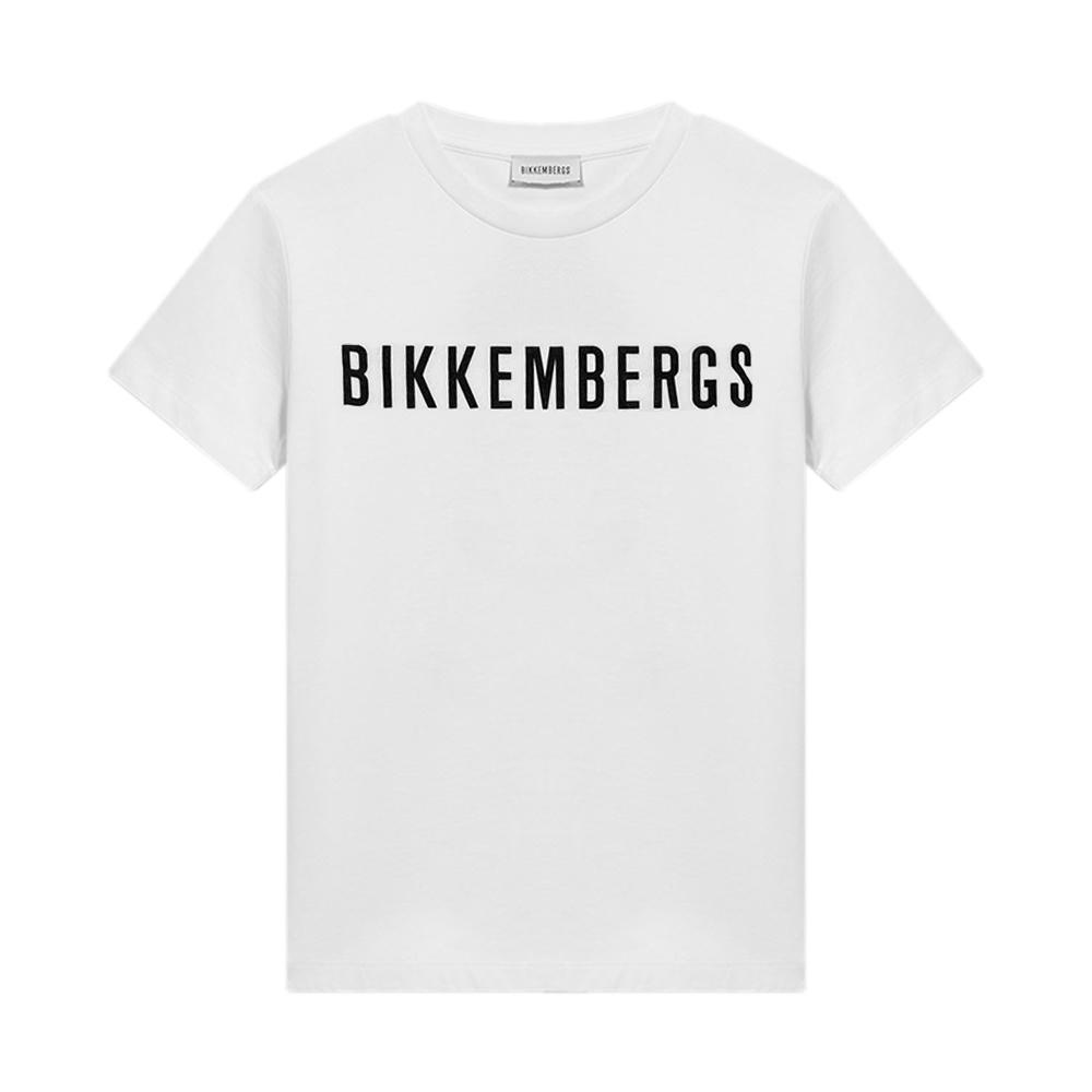 bikkembergs t-shirt bikkembergs. bianco - foto 1