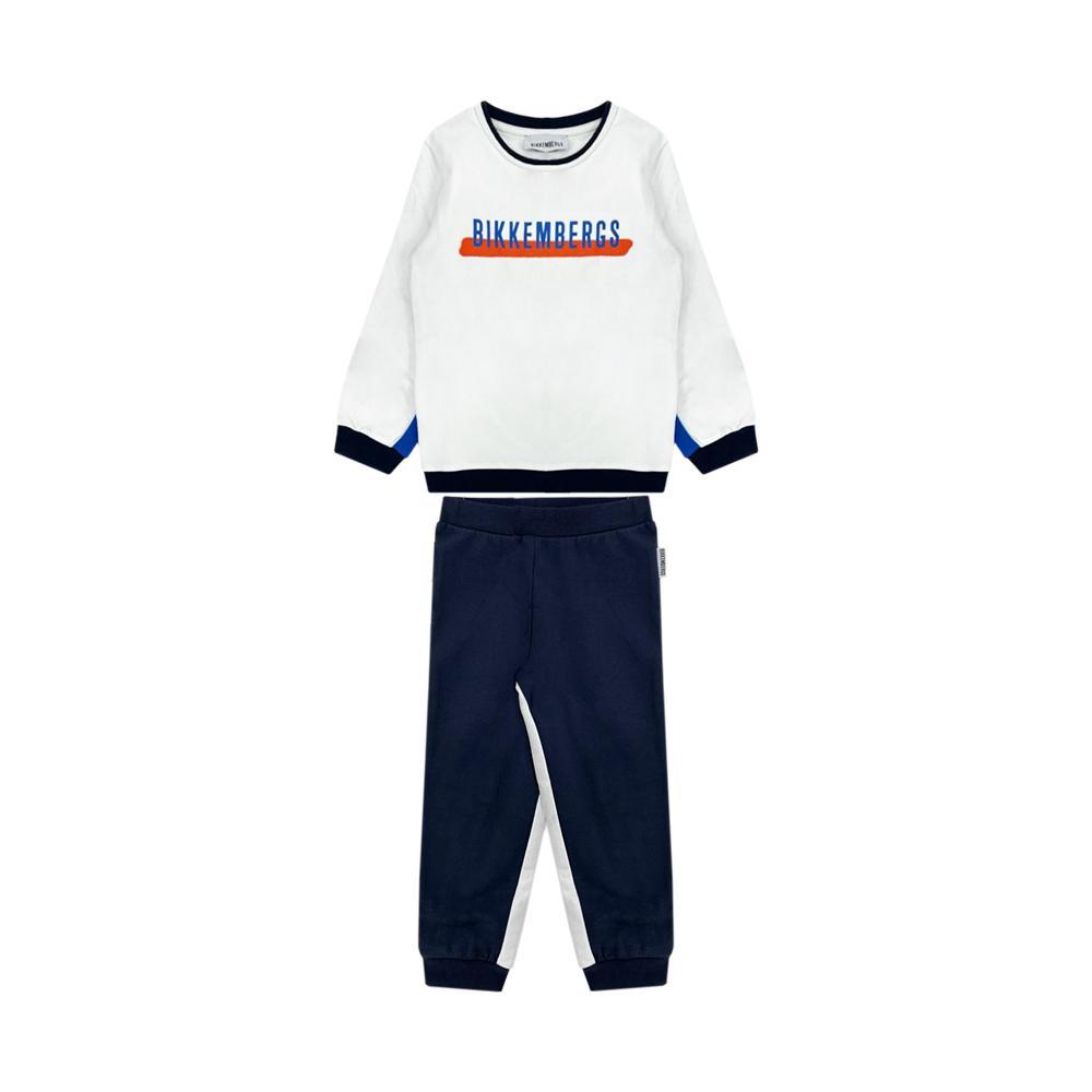 bikkembergs completo bikkembergs. bianco/blu, 2pz - foto 1