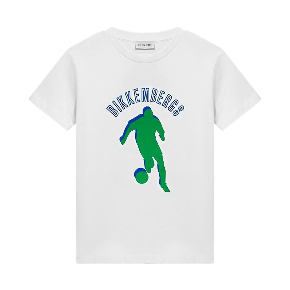 bikkembergs t-shirt bikkembergs. bianco - foto 1