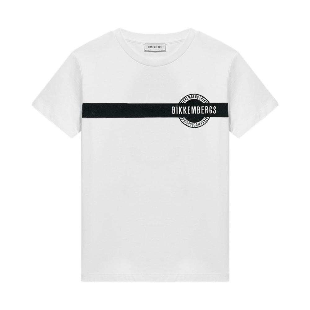 bikkembergs t-shirt bikkembergs. bianco - foto 1